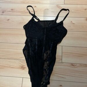 Black Lace Bodysuit